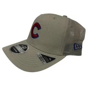 Chicago Cubs New Era Team Neo 9SEVENTY Stretch Snapback Hat Cap Stone NEW - Afbeelding 1 van 6