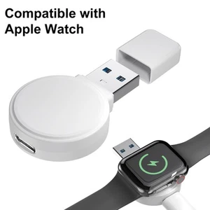 Almohadilla de Carga Inalámbrica para Reloj Inteligente Cargador Estación Base Magnética Compacta - Imagen 1 de 10