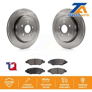Rear Disc Brake Rotors And Ceramic Pads Kit For Cadillac CTS K8T-101677 - Picture 1 of 11