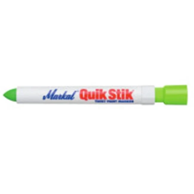 Markal 61042 Quik Stik Twist Long-lasting Solid Paint Marker Fluorescent Green