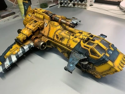 Warhammer 40k ОКРАШЕННЫЙ Storm Eagle Thunderhawk Gunship Imperial Fists Forge World - Изображение 1 из 4