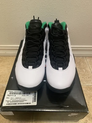 Talla 10 - Air Jordan 10 Retro 2019 Seattle Foto 1 de 4