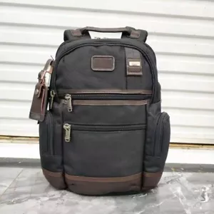 TUMI ALPHA BRAVO KNOX Mochila Outlet Productos Negro×Marrón 222681HK2 Negocios - Imagen 1 de 5