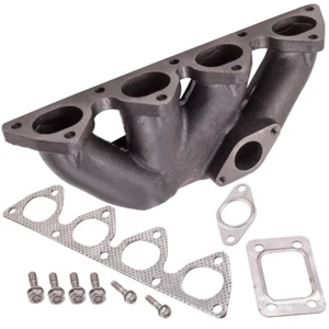 Cast Iron T3/T4 Turbo Exhaust Manifold For Honda Civic 1995-2000 B16/ B18 - Picture 1 of 11