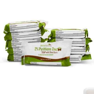 Jabón de manteca de karité 2 % piritiona de zinc (ZNP BAR) 3,7 oz (10 barras) Foto 1 de 4
