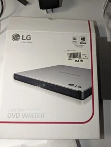 NEW LG Ultra Slim Portable DVD Writer USB Media Suite Power2Go - Afbeelding 1 van 6
