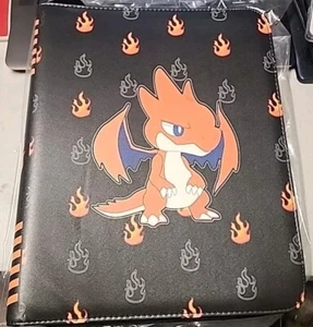 Pokemon Cards Binder, Fire Dragon Carrying Case Fits 720 Cards 40 Pages, Double. - Picture 1 of 4