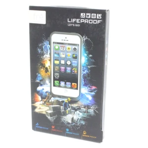 LifeProof Waterproof Case for iPhone 5s Gray and White - Photo 1 sur 2