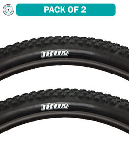 Pack of 2 Maxxis Ikon Tire Clincher Wire Requires Tube blk 26x2.2 Mountain Bike