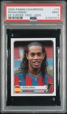 2005 Panini Champions of Europe 1955-2005 Ronaldinho #73 PSA 9