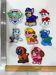 Embroidered Paw Patrol Cloth Iron On Applique Craft Sewing - Picture 1 of 3