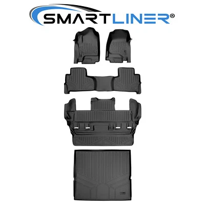 SMARTLINER Custom Fit Floor Mats Cargo Trunk Liner OEM 2015-2020 Tahoe GMC Yukon - Изображение 1 из 4