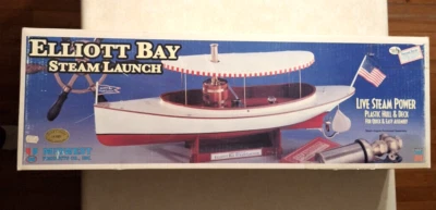 Midwest Products Elliott Bay Steam Launch Boat Model Kit # 988 & Mark VI Engine - Image 1 of 4