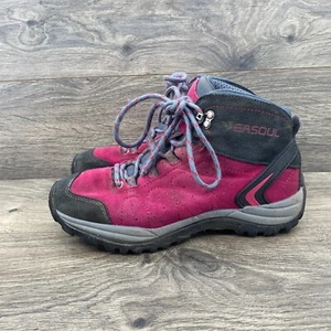 Salomon Ellipse 2 Mid LTR GTX Hiking Boots Youth Size 6.5 Purple Charcoal XD7304 - Picture 1 of 11