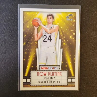 2022-23 Panini Hoops Now Playing Walker Kessler Rookie #19 Utah Jazz  L11 - Image 1 of 2