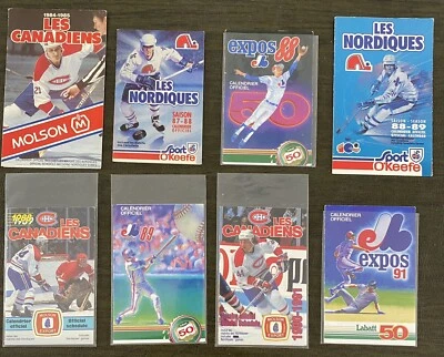 ( U SELECT ) 1984 to 2019 All Sports Pocket Schedules  95% unused🔽 - Image 1 of 4