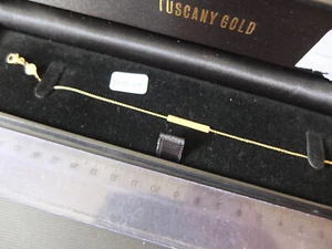 Tuscany Gold 9ct 375 Armband mit Anhänger 17+3,5cm NEU - Bild 1 von 5