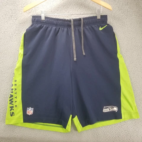 Seattle Seahawks Nike Shorts Dri-Fit NFL OnField Apparel Mens Large Training NFL Cover