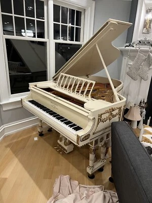 RARO RECONSTRUIDO POR STEINWAY HALL HERMOSO ESTUCHE DE ARTE STEINWAY AND SONS MODELO A PIANO Foto 1 de 4
