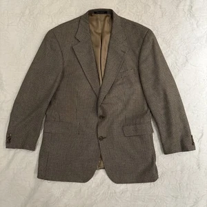 VTG Polo University Club Men Ralph Lauren Silk Wool Blazer Sport Coat 42R Preppy - Picture 1 of 14