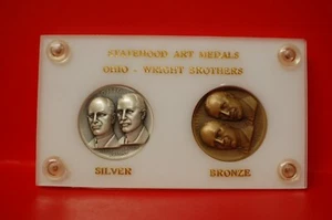 Medaillenset Gebrüder Wright Silber und Bronze - Bild 1 von 6