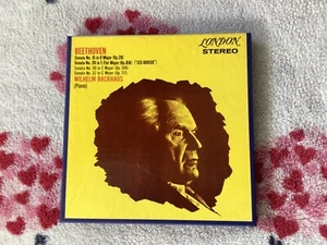 BEETHOVEN: PIANO SONATA #15, #26, #30 & #32 (4 TRACK OPEN REEL @ 7-1/2 IPS) - Picture 1 of 4