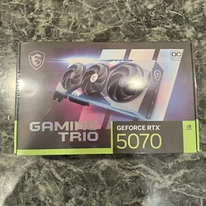 MSI NVIDIA GeForce RTX 5070 12G GAMING TRIO OC 12GB GDDR7 PCI Express Gen 5 - Picture 1 of 4