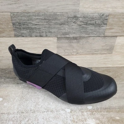 Zapatillas deportivas Shimano SH-IC200 para hombre talla 10,5 negras para bicicleta interior 4 pernos Foto 1 de 4