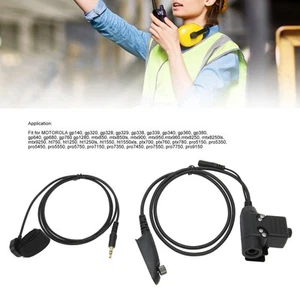 Adapter PTT z tylnym klipsem Adapter zestawu słuchawkowego push-to-talk do kogeneracji motorol - Zdjęcie 1 z 22