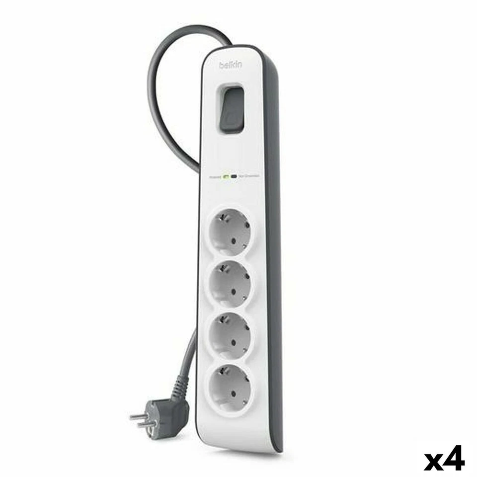 Rallonge 4 prises Schuko avec interrupteur Belkin [2 m] - Photo 1/2