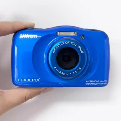 Nikon Coolpix W100 Digital Camera 13.2 MP 3x Optical Zoom with Accessories Blue - Image 1 of 3