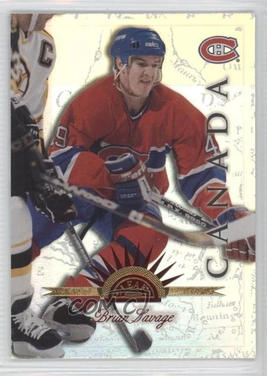 1997-98 Leaf International Stars Universal Ice /250 Brian Savage #68 - Image 1 of 2