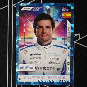 Topps Turbo Attax F1 2025 - Formula 1 - Carlos Sainz #350 Red Parallel 038/299 - Bild 1 von 3