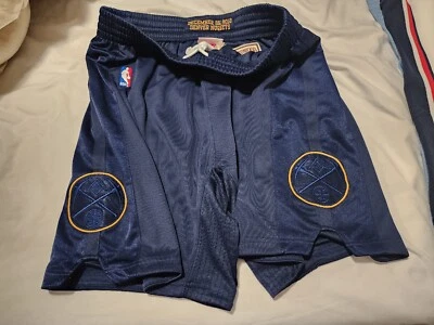 100% Authentic Mitchell & Ness DENVER NUGGETS 2013 Christmas Shorts Sz Large  - Image 1 of 3