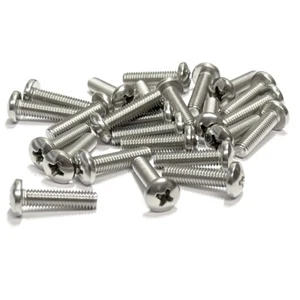 (PKG of 25) 10-32 x 3/4" Machine Screw, Phillips Pan Head, 18-8 Stainless Steel - Picture 1 of 2