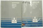 1985 Oem Original Mitsubishi Mirage Service Manual & Electrical Wiring Manual