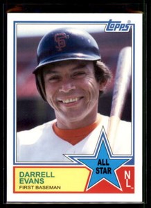 2013 Topps Archives 1983 All-Stars Darrell Evans  #83-DE San Francisco Giants