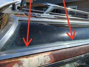 1964 1965 1966 1967 Buick Sportwagon Olds Vista Cruiser sky glass molding OEM GM - Picture 1 of 5