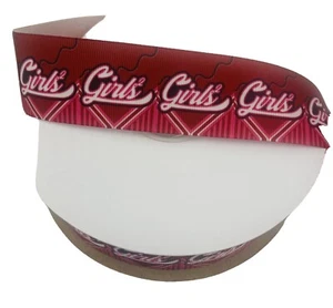 Girls Girls Grosgrain Ribbon 1.5” 2 Yards - Picture 1 of 3