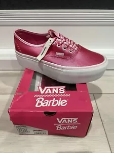 Vans X Barbie Stackform Pink Women 6.5 New in Box - Picture 1 of 3
