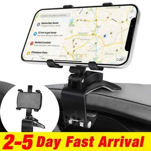 Universal 360° Car Phone Holder Mount Dashboard Clip Adjustable Air Vent GPS - Picture 1 of 9