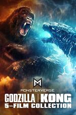 Godzilla / Kong Monsterverse 5-Film Collection 4K UHD Blu-ray  NEW