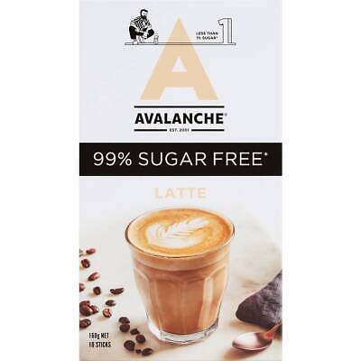 Avalanche Sugar Free Latte Sachets 10 Pack • 8.72$