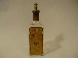 Antique Vintage EMPTY Perfume Bottle Richard Hudnut Violet Toilet Water New York - Picture 1 of 13
