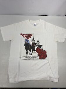 T-shirt Single Stitch Vintage 114th Kentucky Derby Churchill Downs 1988 Medium
