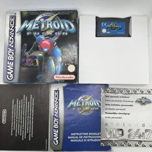 METROID FUSION -GBA- NINTENDO GAME BOY ADVANCE -100% ORIGINALE PAL EUR - BOXATO - Imagen 1 de 14