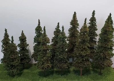 MOOSE CREEK TREE - Paquete Variedad #D - 12 piezas (4"x3) (5"x4) (6"x5) escala HO N Z Foto 1 de 2