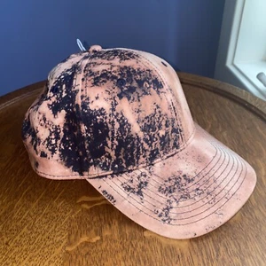 Gorra Bleach Tie Dye Personalizada Bola Estructurada Sombrero Ajustable Azul Marino OSFM - ¡NUEVA! - Imagen 1 de 12