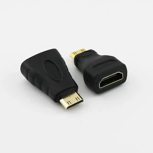 HDMI-compatible Female to Mini HDMI-compatible Male HD 1080P Converter Adapter - Picture 1 of 8
