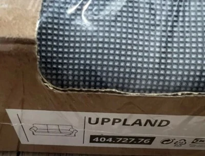 New & Sealed IKEA UPPLAND 3-Seat Sofa Cover Remmarn Light Gray 404.727.76 - Image 1 of 2